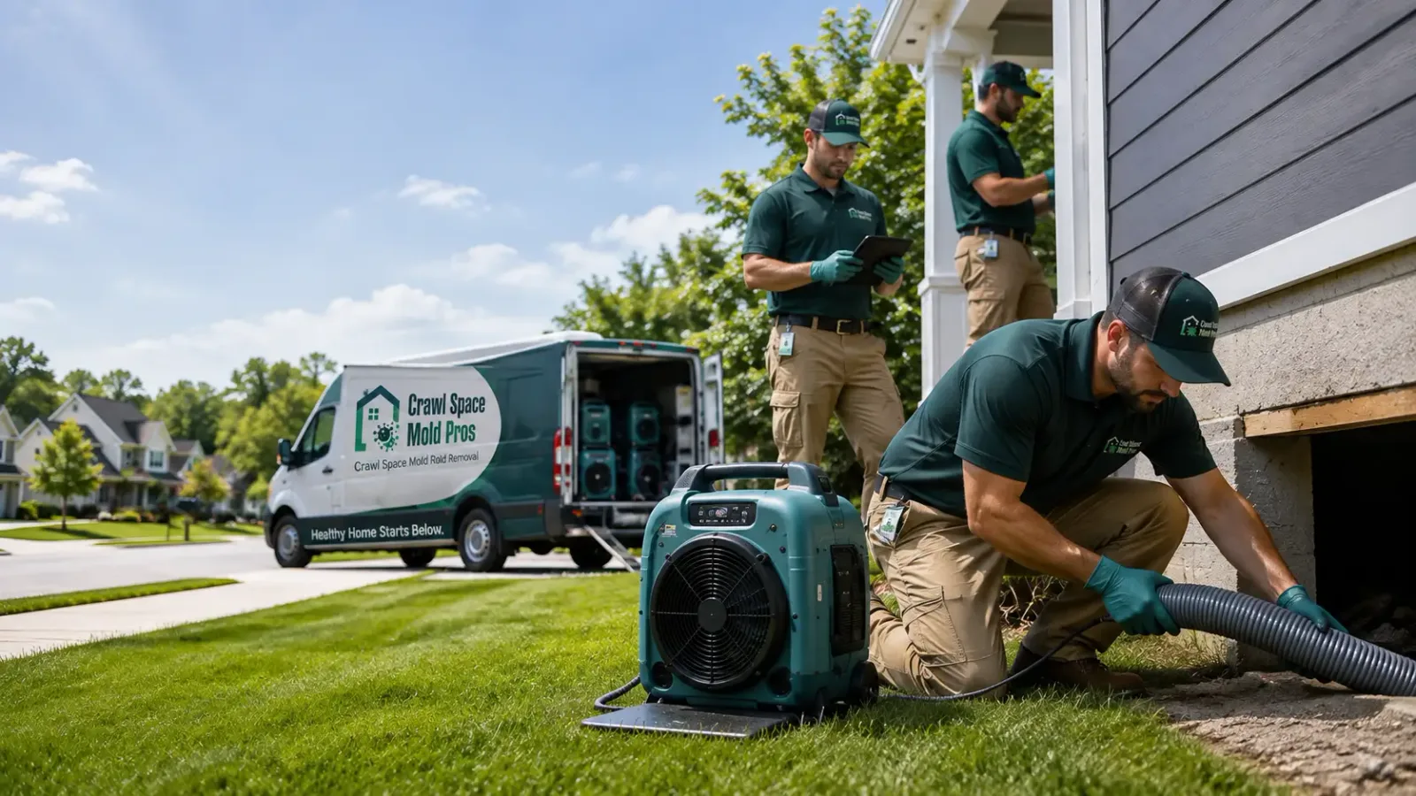 Crawl Space Mold Removal in Faulkton, SD